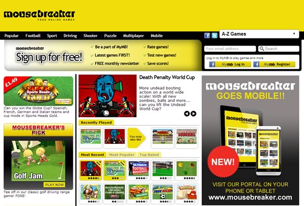 mousebreaker - juegos gratis online
